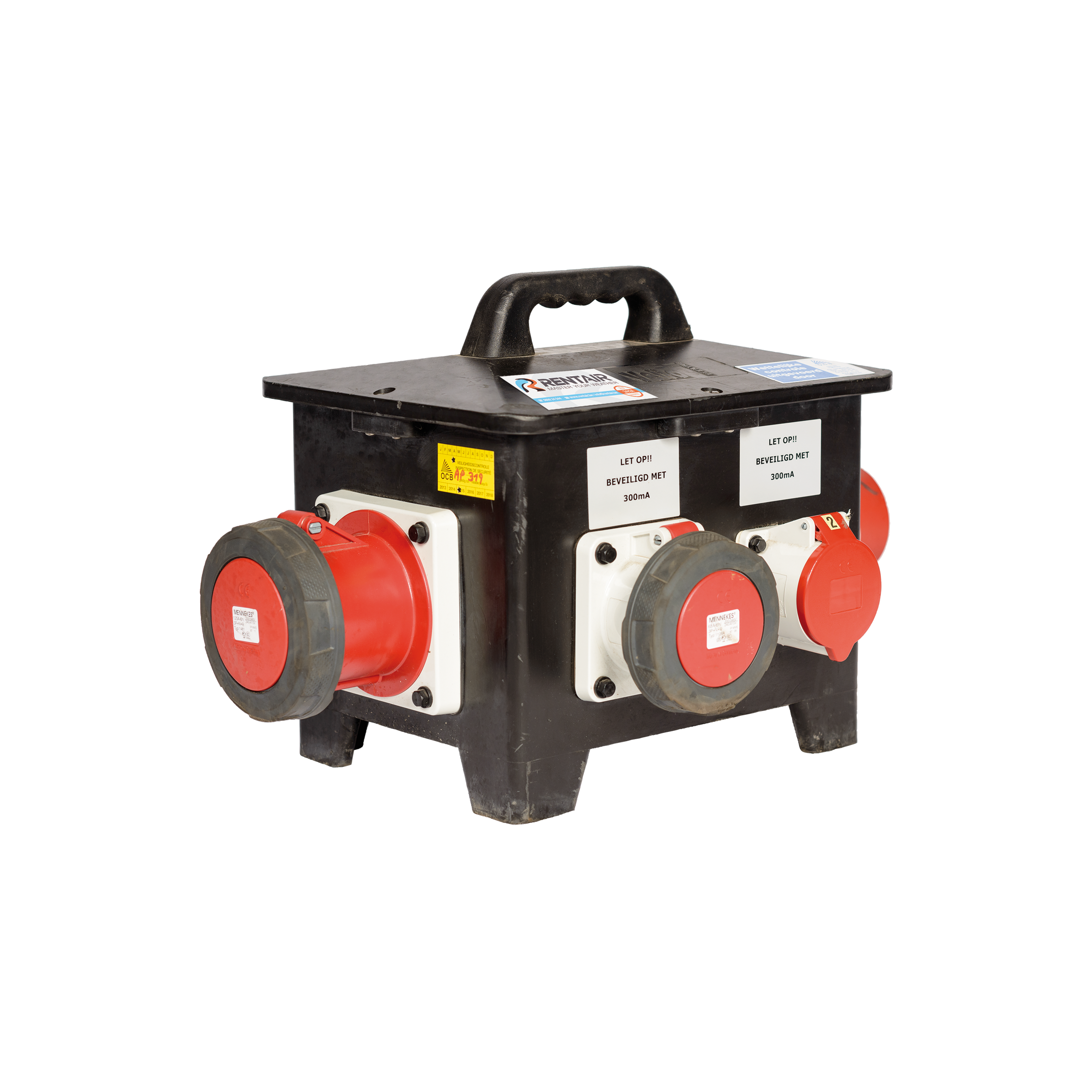 Elektrische verdeelkast 125A in doorlus 125A- 1x63 uit-1x32uit