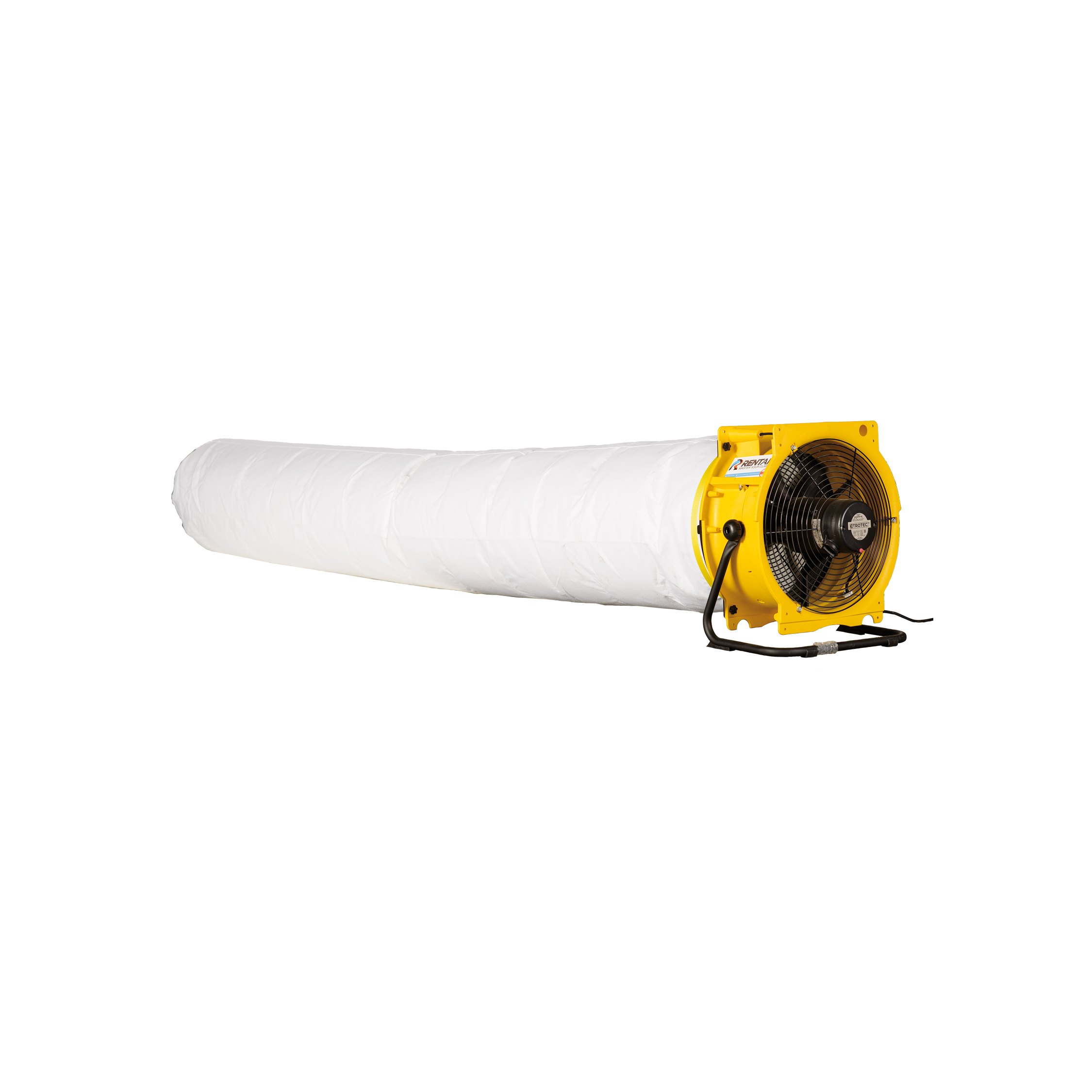 Axiaal ventilator 4.500 m3/u, 80 Pa. Met stofafzuigzak